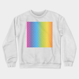 Full Spectrum (Rainbow) Metaballs Pattern Crewneck Sweatshirt